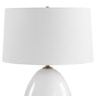 Uttermost Avery White Glaze Table Lamp