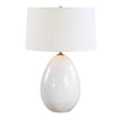 Uttermost Avery White Glaze Table Lamp
