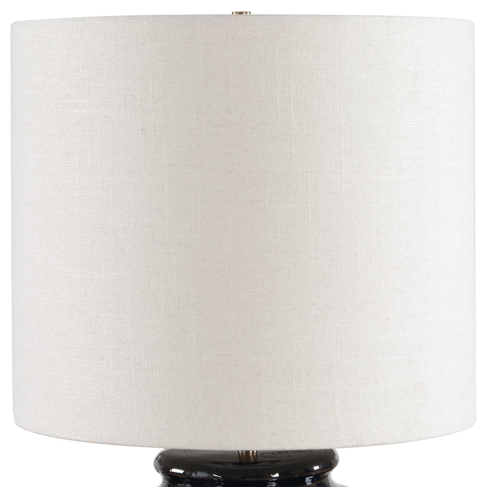 Uttermost Andrus Blue Glaze Table Lamp