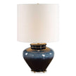 Uttermost Andrus Blue Glaze Table Lamp