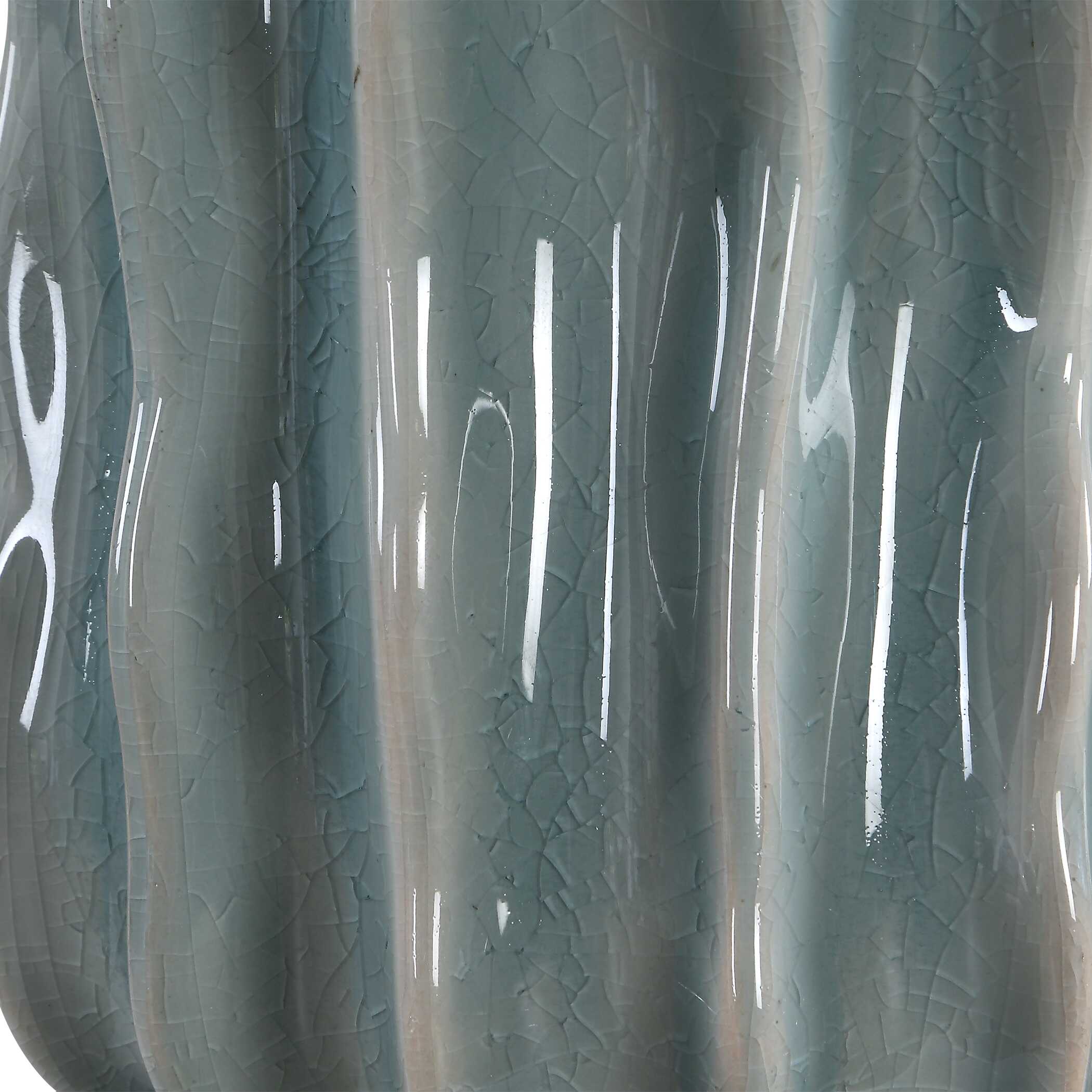 Uttermost Niese Light Blue Glaze Table Lamp