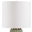 Uttermost Hensley Ivory & Green Table Lamp