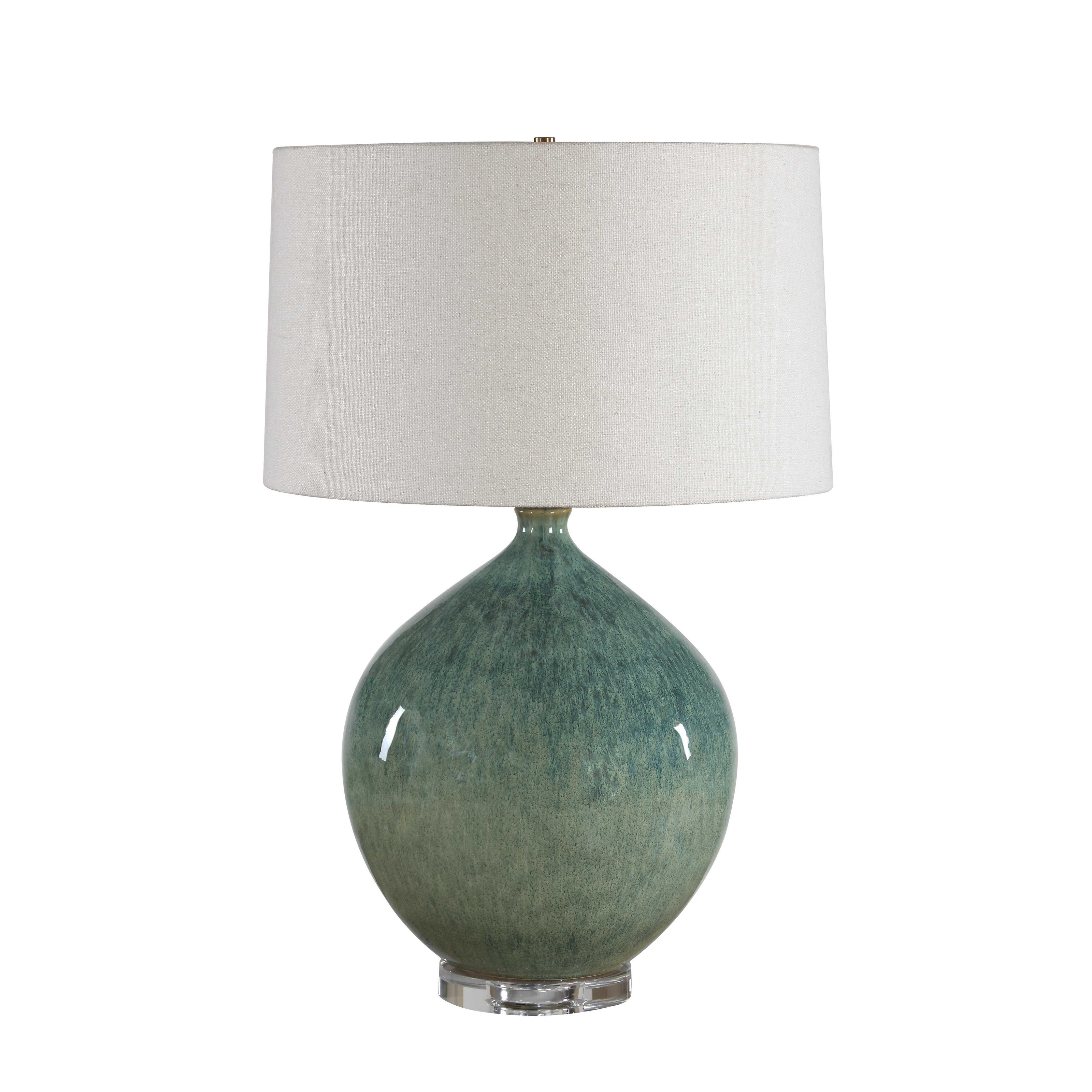 Uttermost Callista Teal Blue Table Lamp