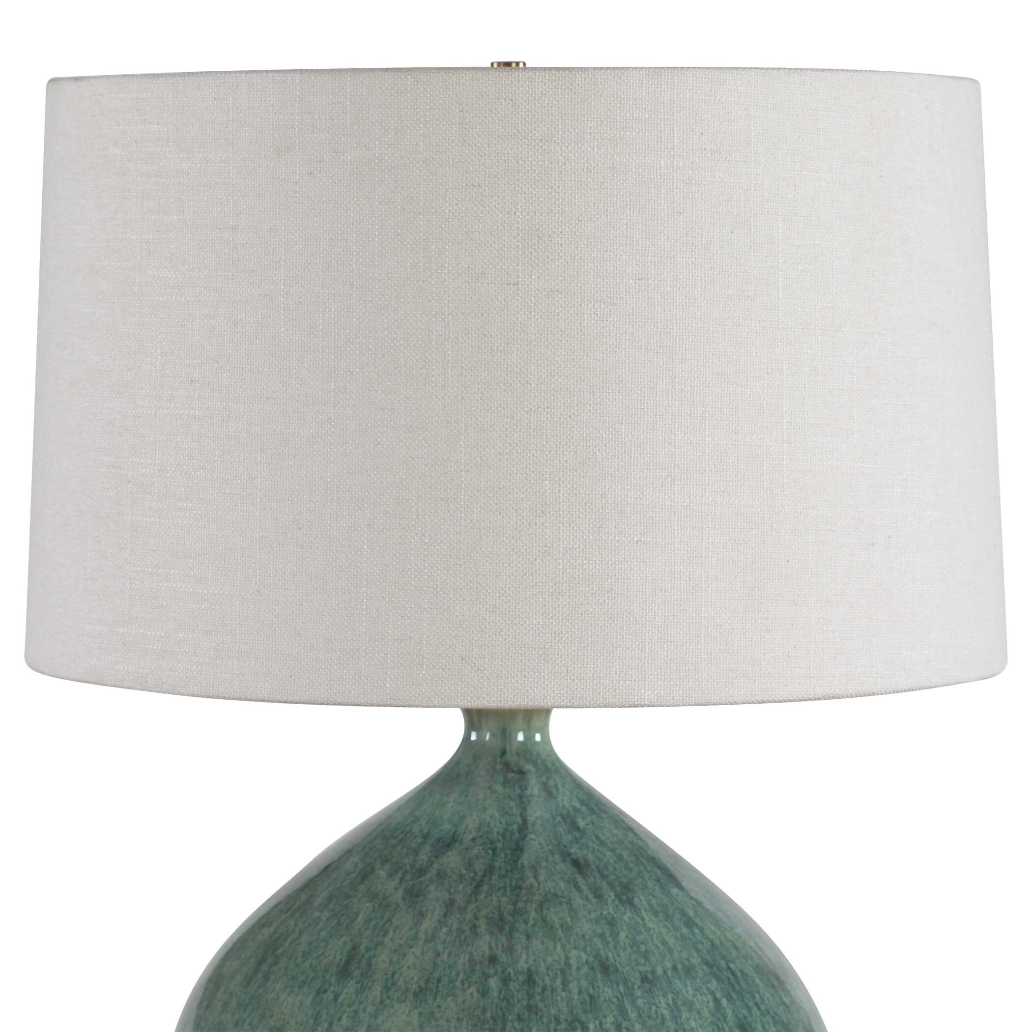 Uttermost Callista Teal Blue Table Lamp