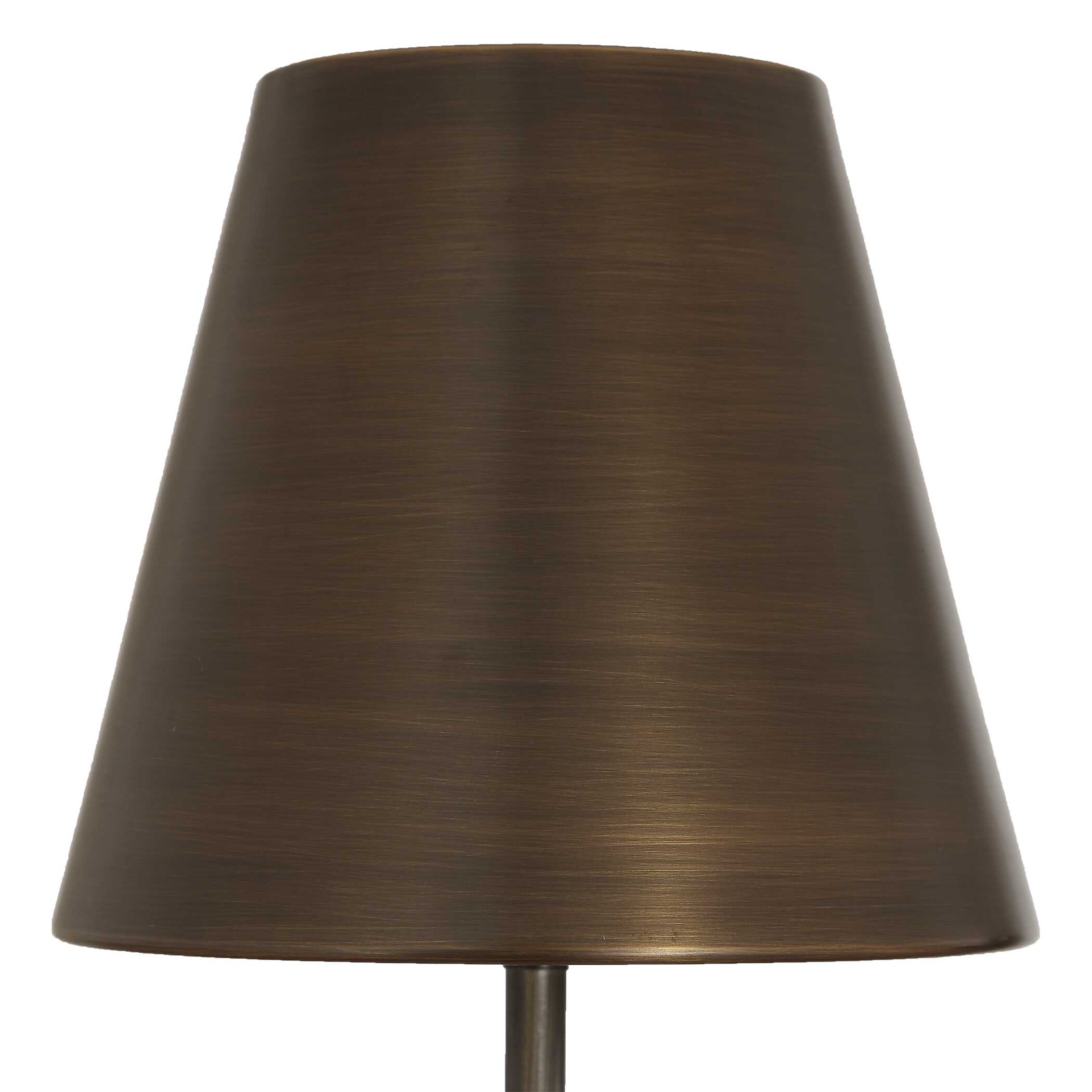 Uttermost Jaycee Dark Travertine Buffet Lamp