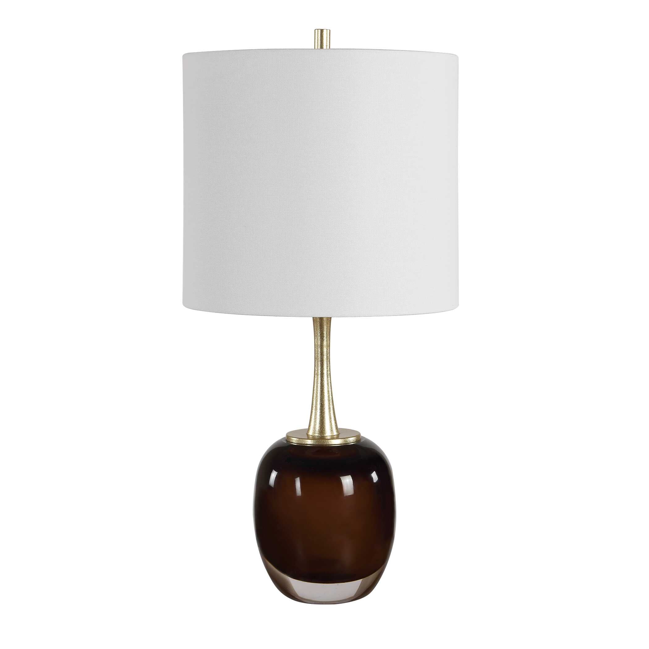 Uttermost Vannett Dark Amber Table Lamp