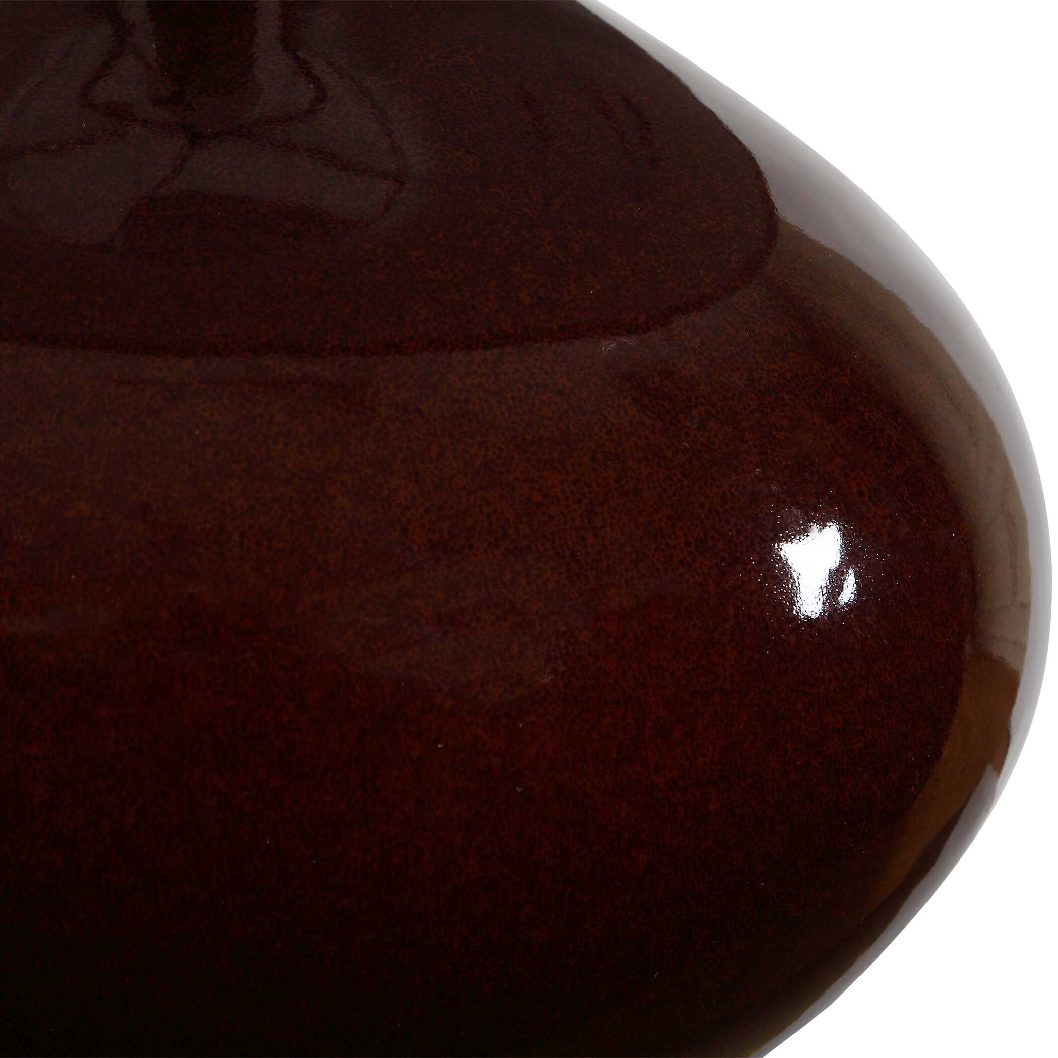 Uttermost Allemand Ruby Red Glaze Table Lamp