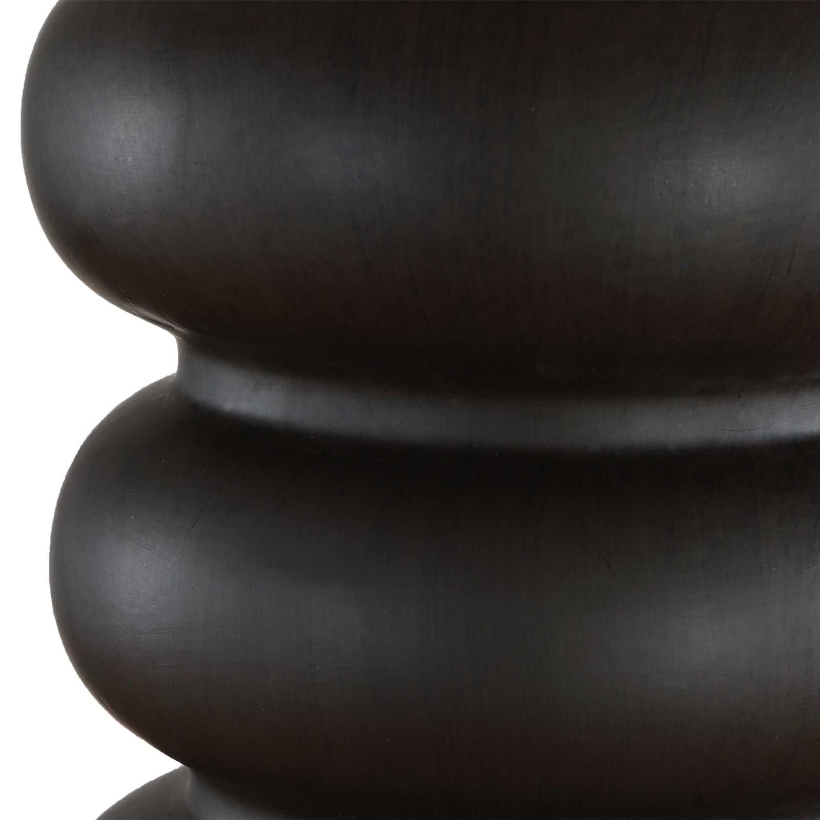 Uttermost Macon Matte Black Table Lamp