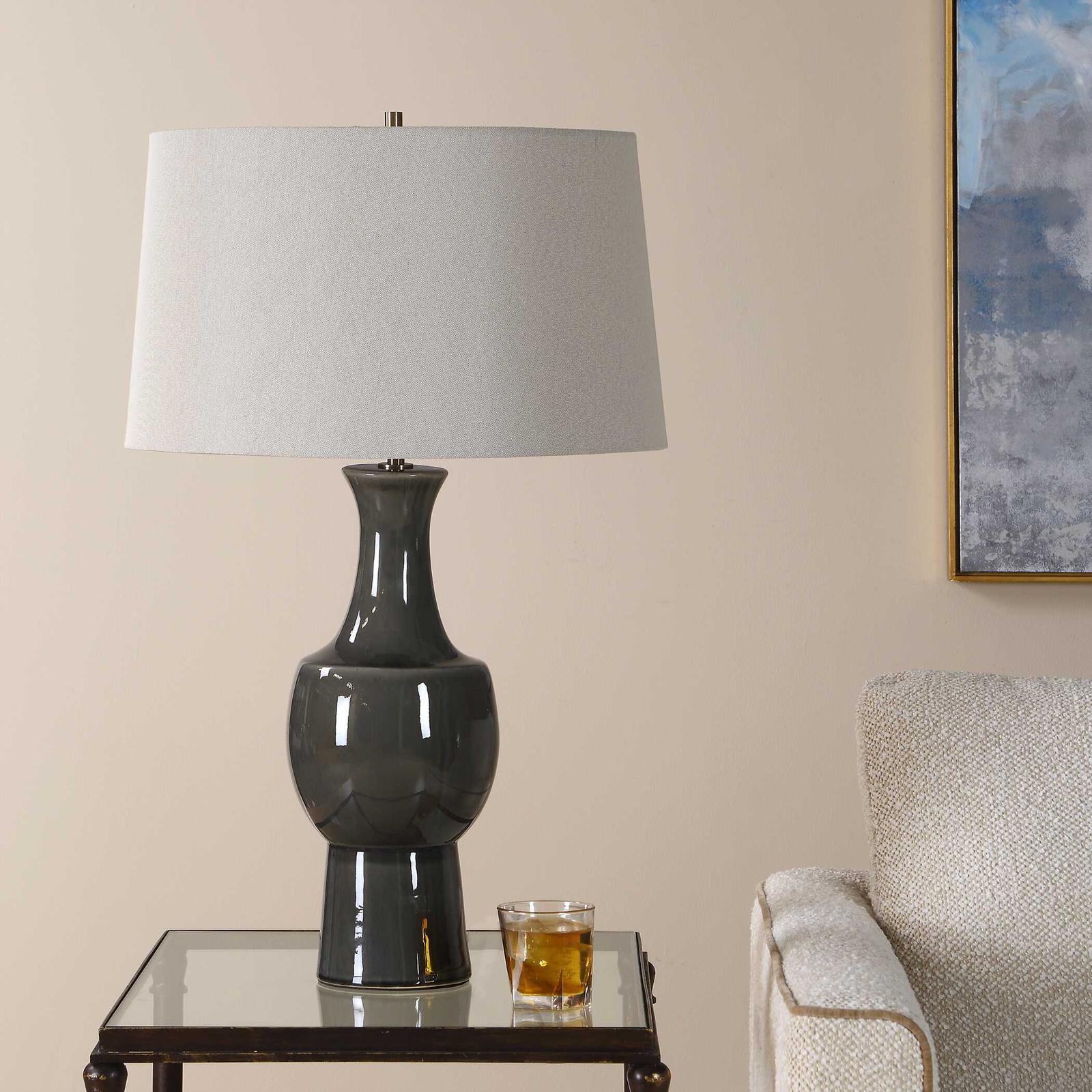 Uttermost Tennille Gray Table Lamp
