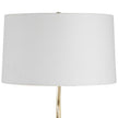 Uttermost Halen Brass Floor Lamp