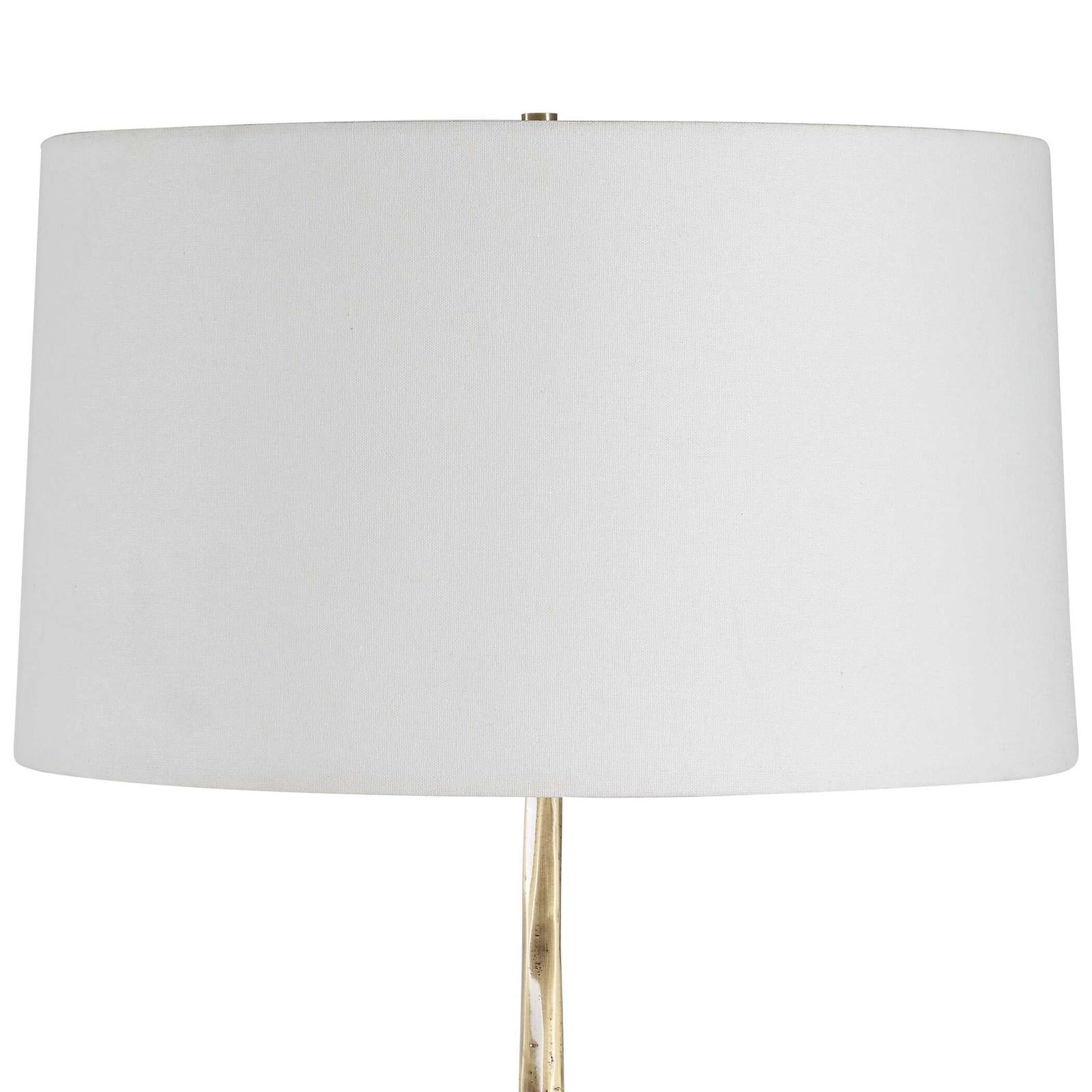 Uttermost Halen Brass Floor Lamp