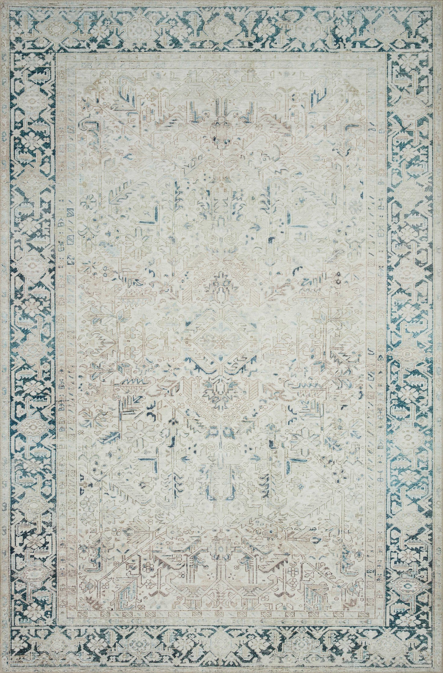 Magnolia Home Lenna LEA-06 Rug Natural / Denim DC10