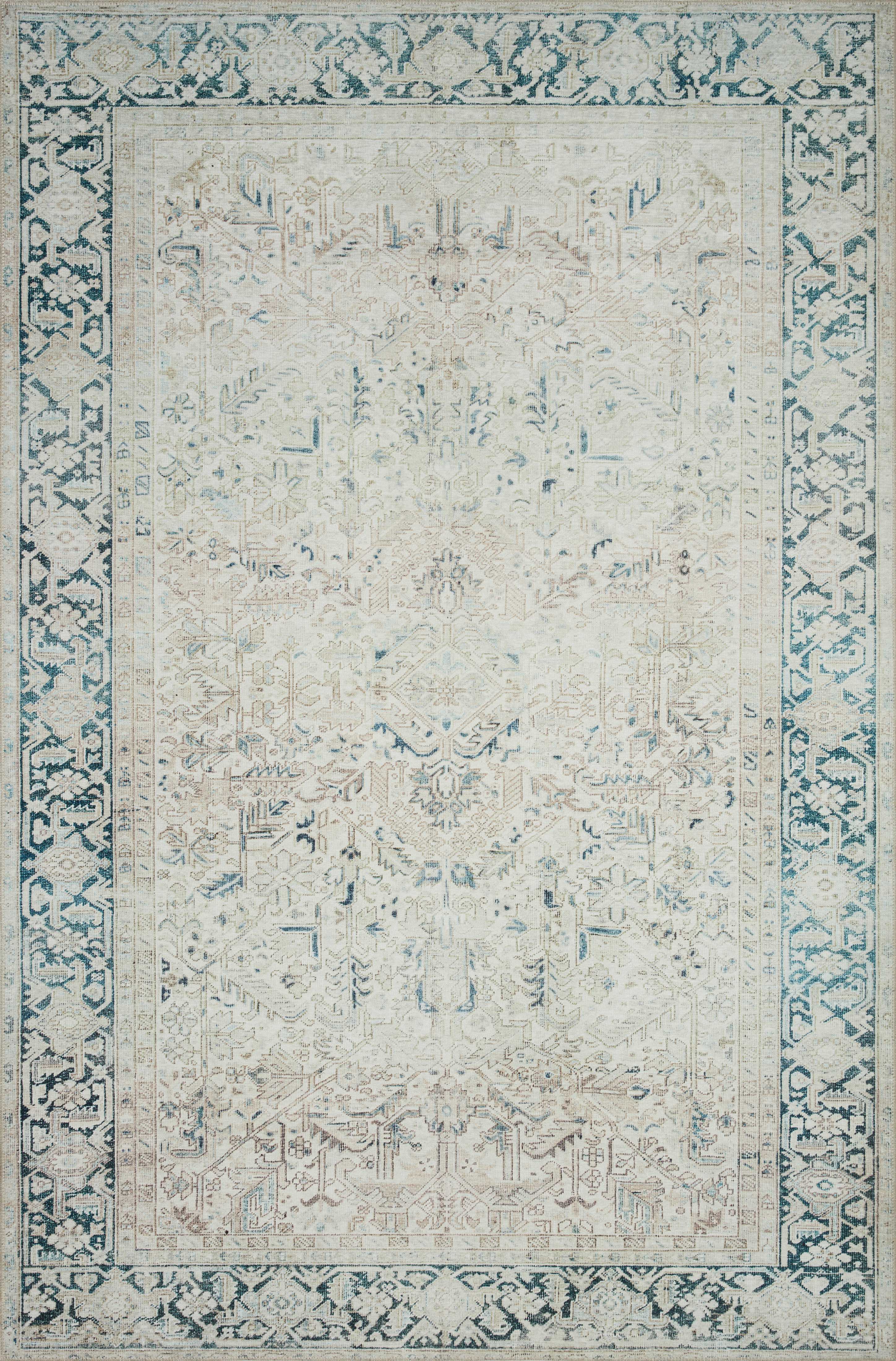 Magnolia Home Lenna LEA-06 Rug Natural / Denim DC10