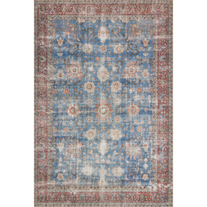Loloi II Loren LQ-01 Blue / Brick Rug