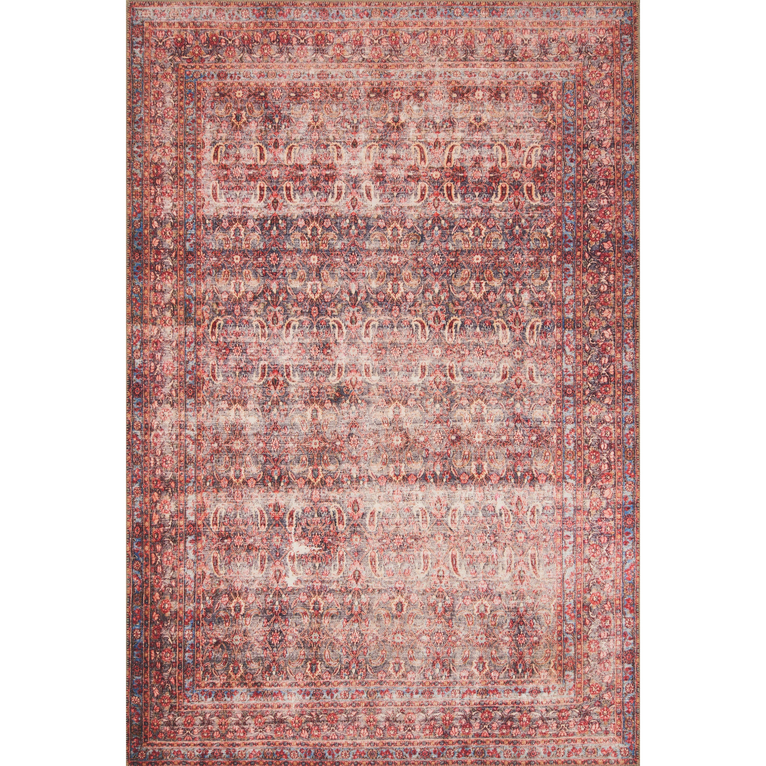Loloi II Loren LQ-05 Eggplant / Crimson Rug