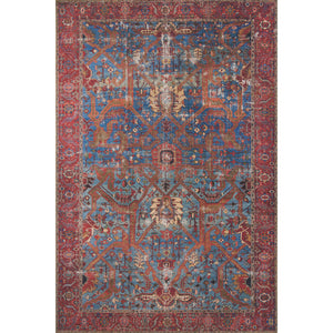 Loloi II Loren LQ-10 Blue / Red Rug
