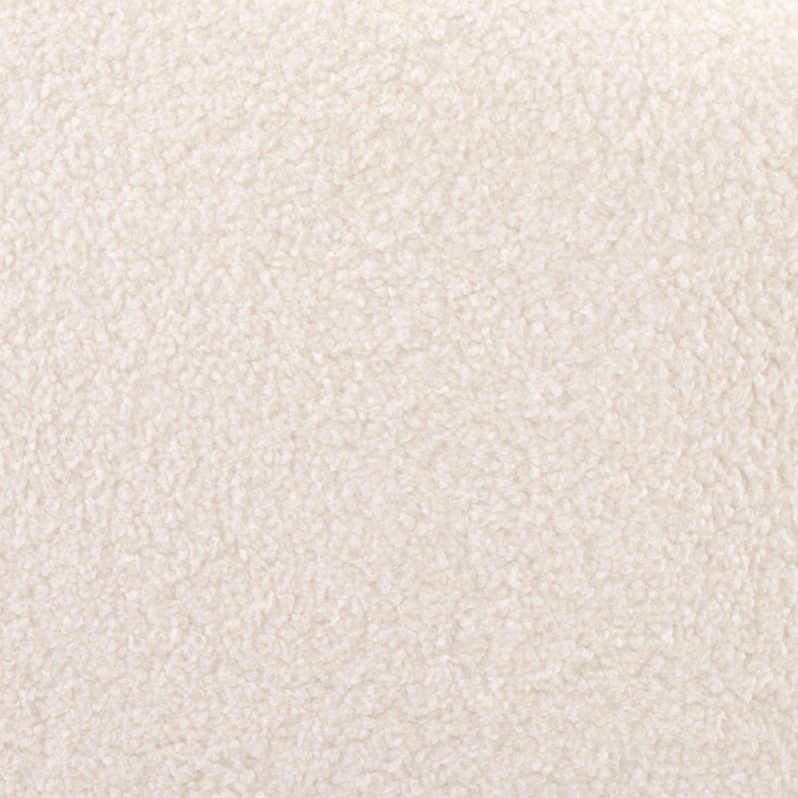 Michael Amini Noir Boucle Accent Chair - Marshmallow/Black Nickel