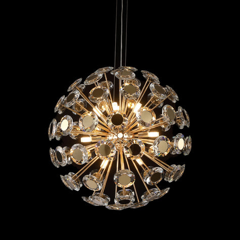 Michael Amini Pendant 12-Light Round Chandelier