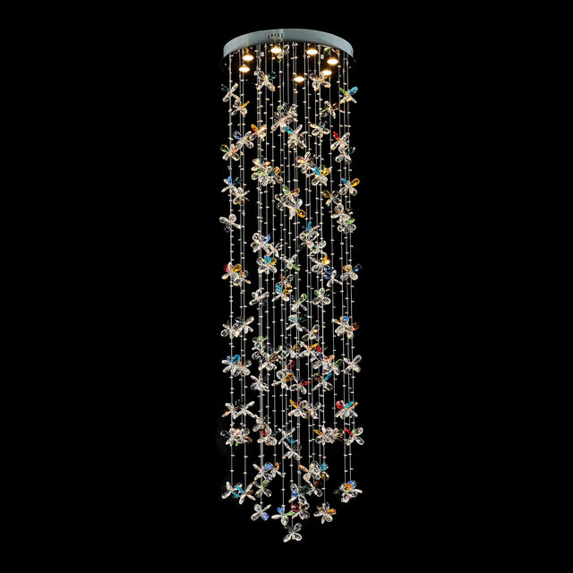 Michael Amini Wings of Color Chandelier