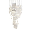 Michael Amini Sheer Waves 18-Light Round LED Chandelier - Chrome