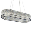 Michael Amini Galaxy Oval LED Crystal Chandelier - Chrome