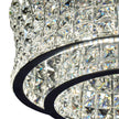 Michael Amini Galaxy Oval LED Crystal Chandelier - Chrome