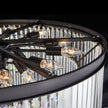 Michael Amini Allure 28-Light Round Crystal Chandelier - Matte Black