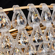 Michael Amini Gala 28-Light Round LED Chandelier - Gold