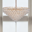 Michael Amini Gala 28-Light Round LED Chandelier - Gold