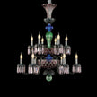 Michael Amini Noir 12-Light Traditional Crystal Chandelier