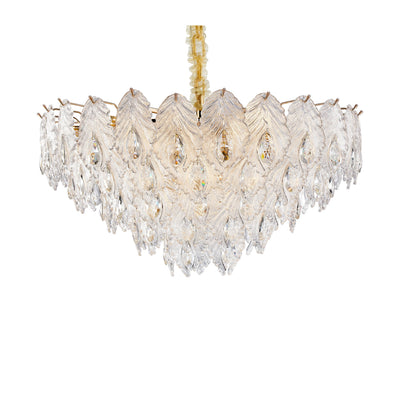 Michael Amini Orlisse 18-Light Acrylic Chandelier - Gold