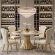 Michael Amini Soleil 22-Light Crystal Chandelier - Gold