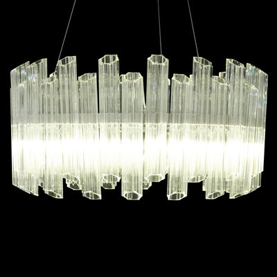 Michael Amini Octavious 8-Light Modern Crystal Chandelier - Clear