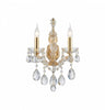 Michael Amini La Scala Traditional Crystal Wall Sconce - Gold