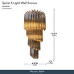 Michael Amini Spiral 5-Light 25