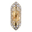 Michael Amini Regalia 4-Light Crystal Wall Sconce - Gold