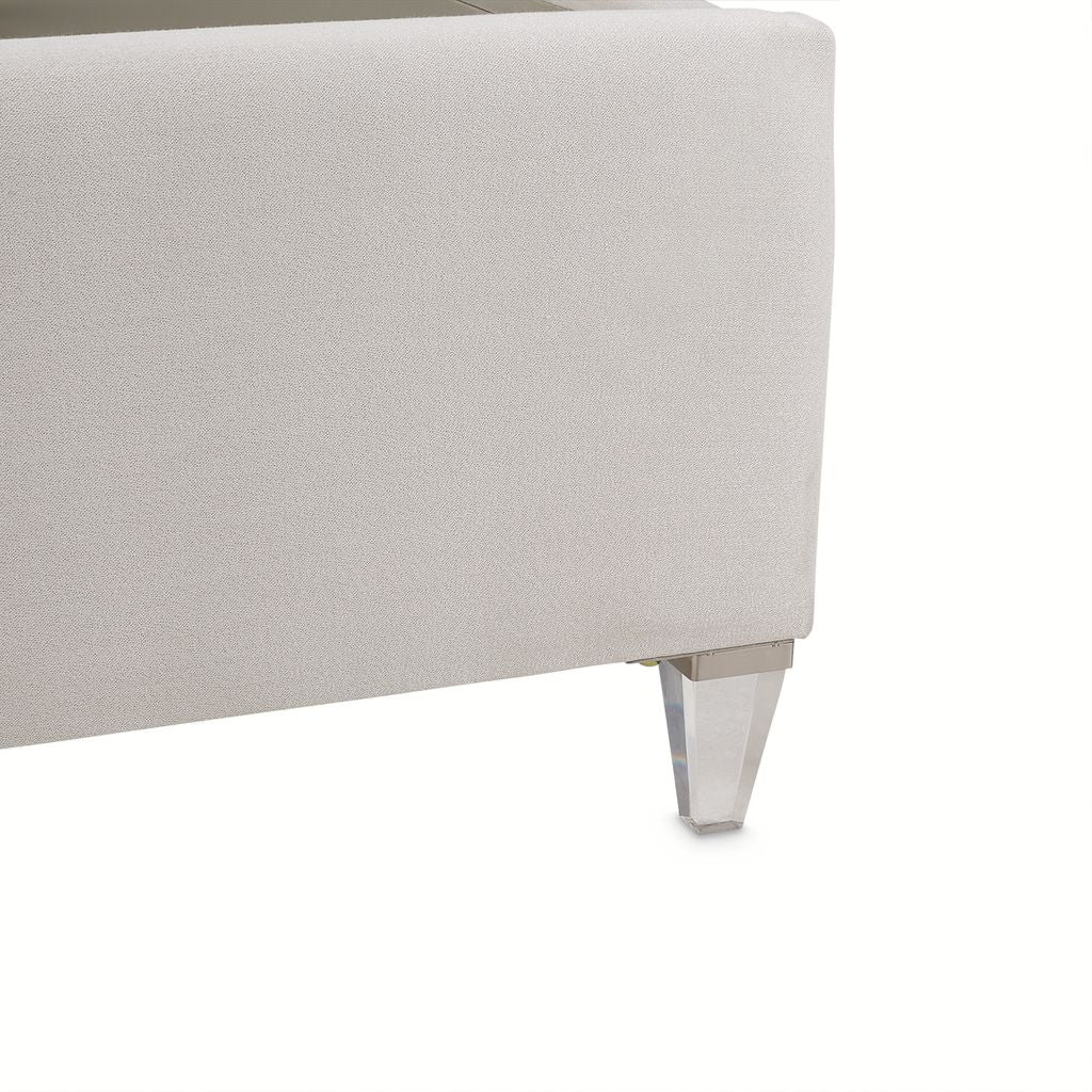 Michael Amini Penthouse Bed - Ash Gray