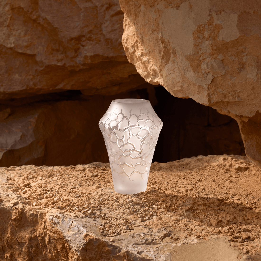 Lalique Caldera Vase