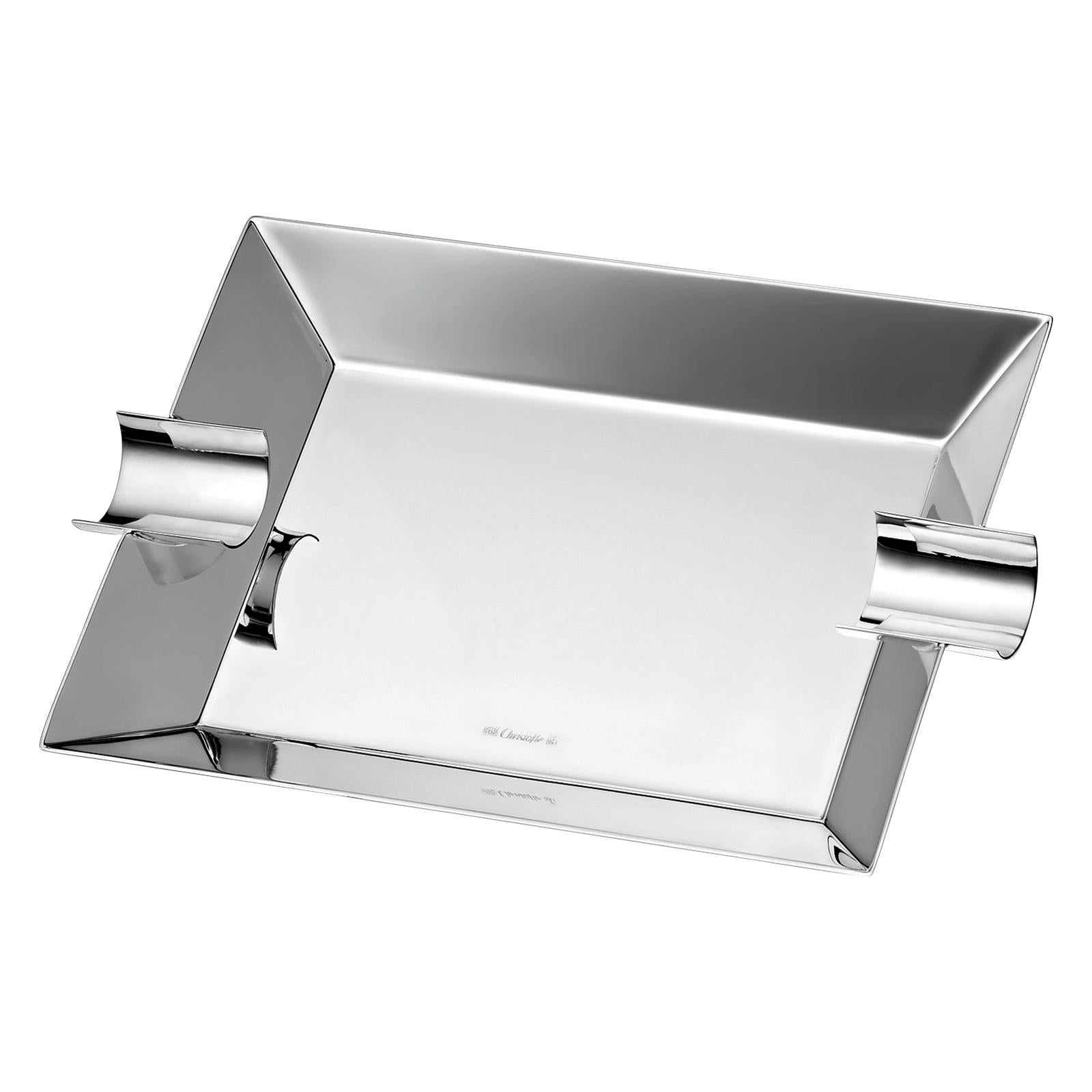 Christofle Uni Silver Plated Ashtray