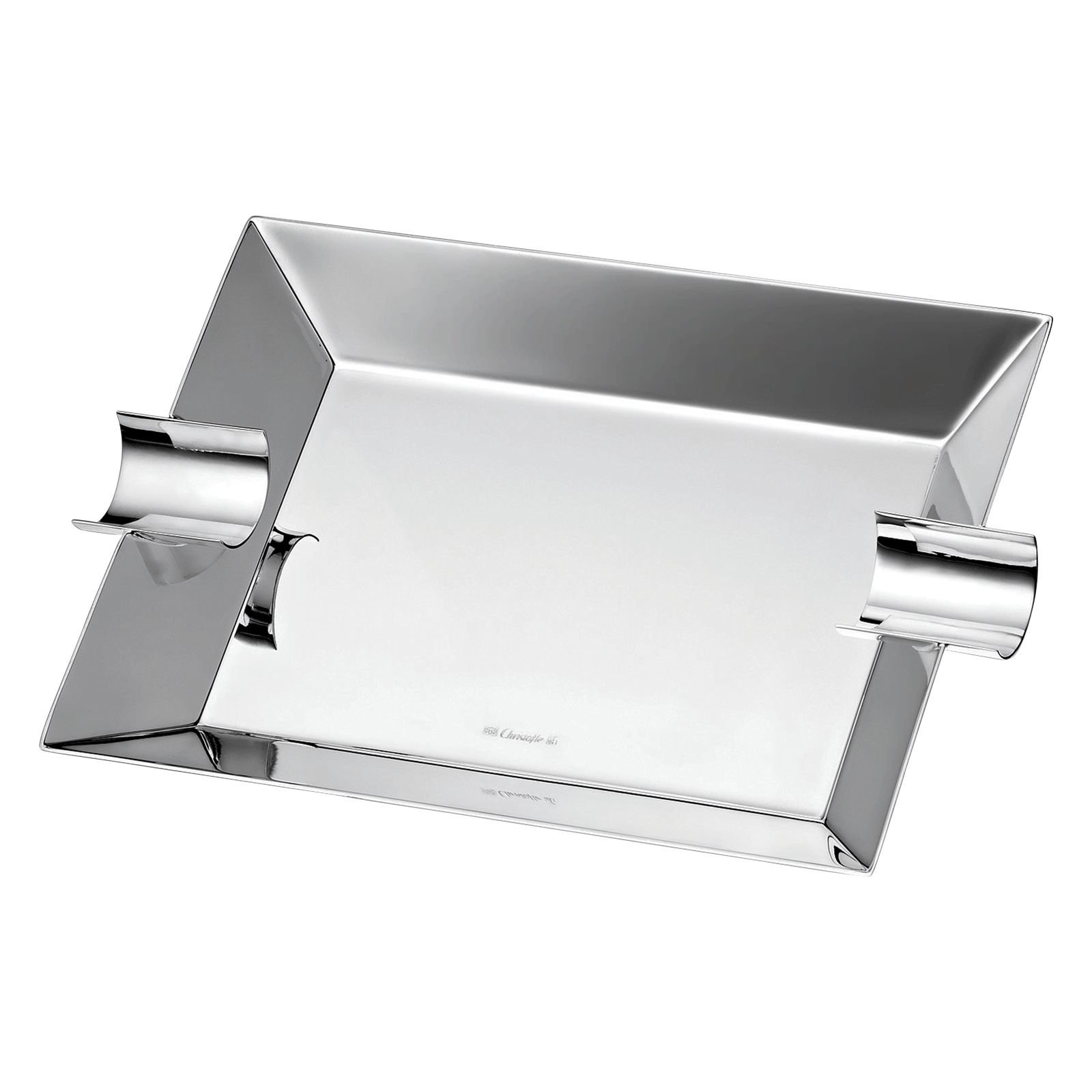 Christofle Uni Silver Plated Ashtray