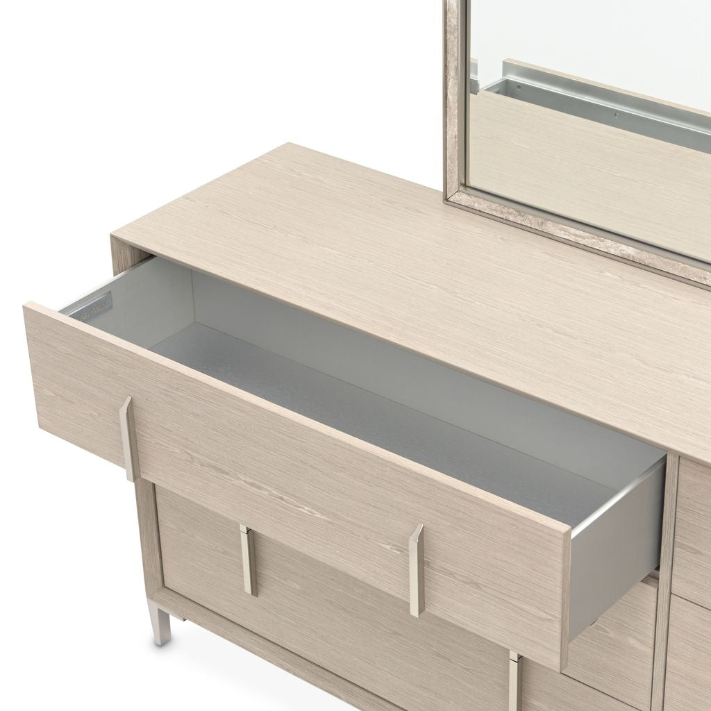Michael Amini Lotus Bay Large Dresser - Sand