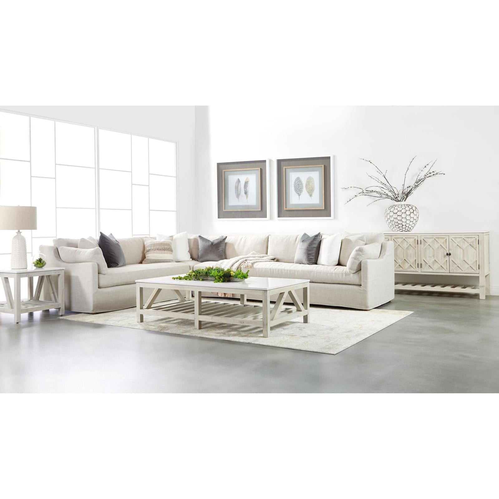 Essentials For Living Lena Modular Slipcover Sofa