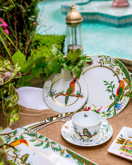 Haviland Alain Thomas Toucan Facing Right Bread and Butter Plate