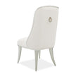 Michael Amini Penthouse Ash Gray Dining Side Chair - Set of 2
