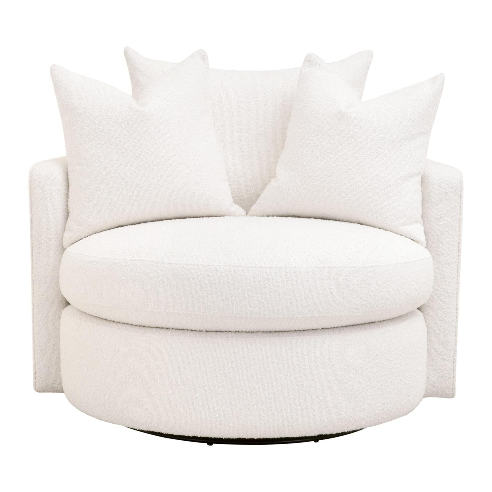 Essentials For Living Lourne Petite Swivel Sofa Chair