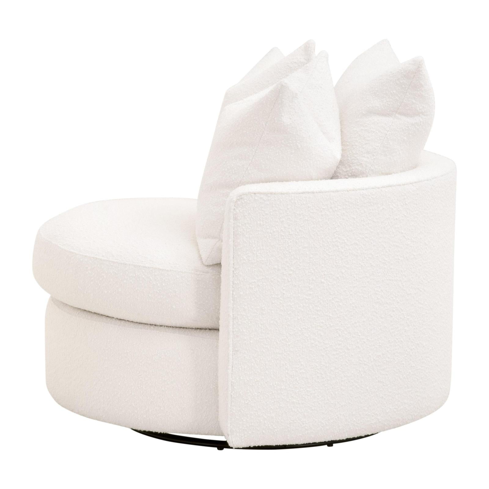 Essentials For Living Lourne Petite Swivel Sofa Chair