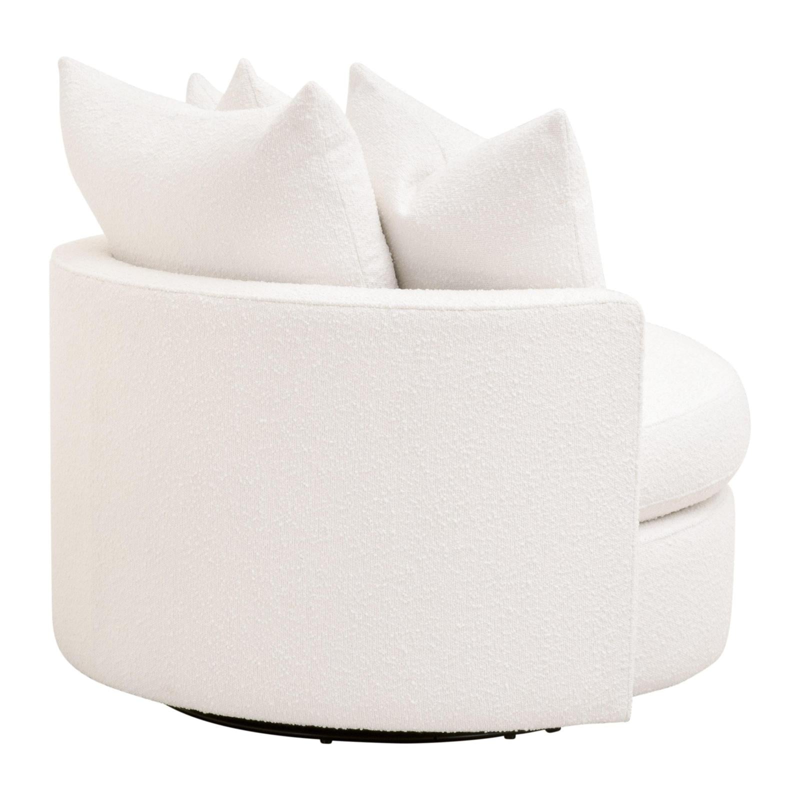 Essentials For Living Lourne Petite Swivel Sofa Chair
