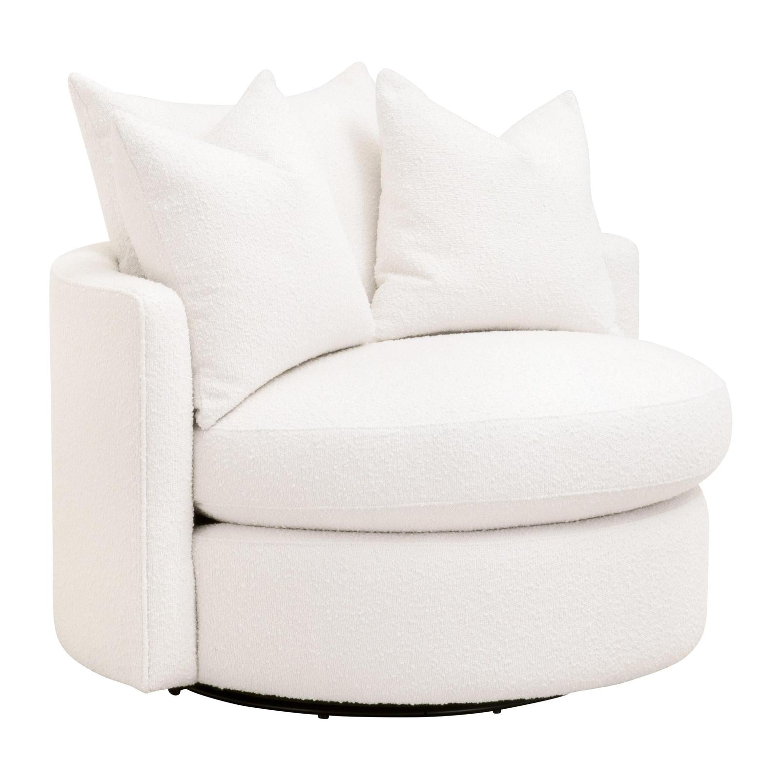 Essentials For Living Lourne Petite Swivel Sofa Chair