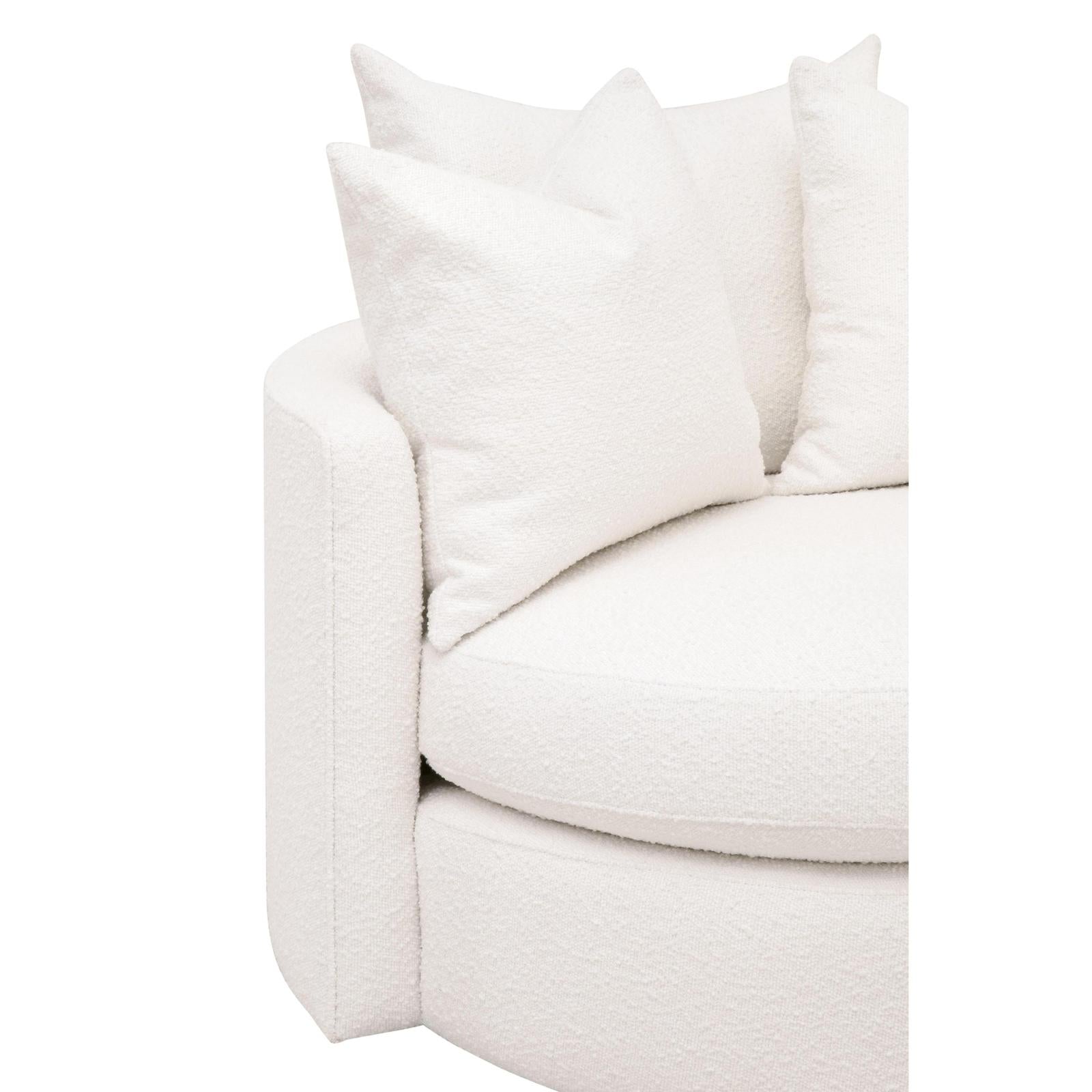 Essentials For Living Lourne Petite Swivel Sofa Chair
