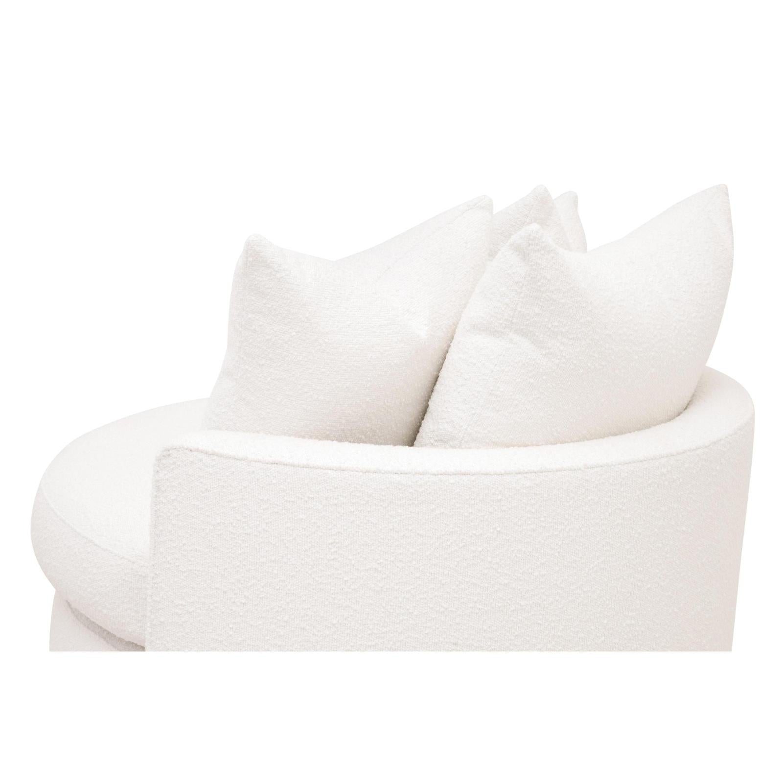 Essentials For Living Lourne Petite Swivel Sofa Chair
